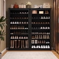 thumbnail image 5 of 71" Tall Freestanding Shoe Cabinet, 9-Tier Adjustable Wood Shoe Rack with Open Storage for Entryway, Hallway & Small Spaces – Modern White Storage Organizer, 5 of 5