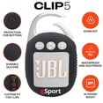 thumbnail image 2 of JBL Clip 5 Bocina Bluetooth Portátil Impermeable Blanca, 2 of 2