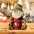 thumbnail image 4 of Christmas Gift Bags Christmas Ornament Gift Bag Storage Bag for Candy Xmas Favor Santa Claus 28x19cm, 4 of 8