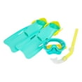 thumbnail image 4 of Coconut Grove by Sunnylife- Kids, Unisex Swim Snorkeling Set Octopus, Green- Goggles, Snorkel, Flippers & Carry Bag Included, 4 of 7