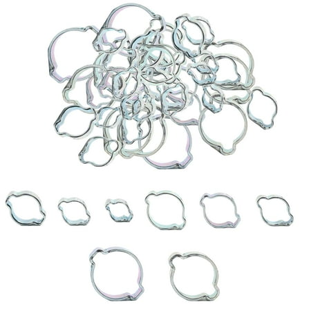 

10x Hose Clamps Fuel Line Clips Clamp For Petrol Pipe Ø 10 - 12mm 80PCS Mixed Size