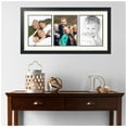 thumbnail image 2 of ArtToFrames Collage Photo Picture Frame with 3 - 8x10.5 Openings, Framed in Black with Chantilly and Black Mats (CDM-3926-65), 2 of 8