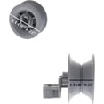 thumbnail image 3 of 4 Pcs Rouleau pour Lave-Vaisselle 611666, Support Supérieur Panier Égouttoir Chemin de Table Rail Roues pour Boschh 00611666, 3 of 5