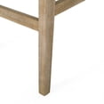 thumbnail image 6 of Noble House Elmcrest Fabric Upholstered 31 Inch Barstools, Set of 2, Deep Gray and Weathered Natural, 6 of 8