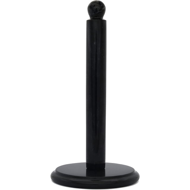 Radicaln Marble Paper Towel Holder 12.5" Inches Black Handmade Toilet Paper Holder Stand Ideal paper towel dispenser countertop, Paper Towels & Towel Holder for Black Bathroom Accessories