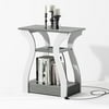 End Table Set of with Charging Station Side Table with Ports and Outlets Nightstand End Table with Storage Shelf for Living Room Bedroom