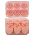 thumbnail image 4 of Molde de Hielo de ma de Corazón de Rosas de Silicón - Flexible y Resistente con Tapadera Embudo Incluida, 4 of 11