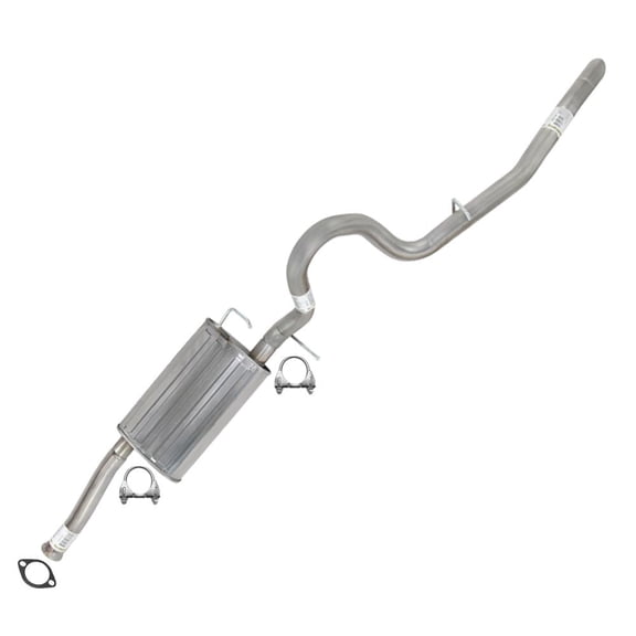 Northeastern Exhaust Intermediate Pipe, Muffler & Tail Pipe Kit Fits 1999-2004 Ford Mustang 3.8L & 2004 Ford Mustang 3.9L - Direct Fit | Stainless Steel Exhaust System | Includes Gasket & Clamps