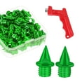 thumbnail image 4 of Spikes de reemplazo de spikes de zapatos de pista de 60pcs para zapatos de pista para correr corto Verde, 4 of 8