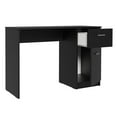 thumbnail image 5 of Madesa Compact Computer Desk Study Table for Small Spaces Home Office 43 Inch Student Laptop PC Writing Desks with Storage and Drawer, Modern Ergonomic Gaming Workstation - Black, 5 of 5