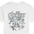 thumbnail image 3 of Marvel The Avengers - Group Logo - Adult Short Sleeve Graphic T-Shirt, 3 of 5