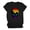 Black, variant on OAVQHLG3B Summer Tops for Women Casual Casual Colourful Print Pullover Short Sleeve T-Shirt Tops Shirt