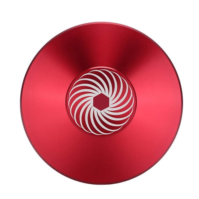 Estabilizador de Discos de Aluminio Metálico Rojo para LP de Vinilo