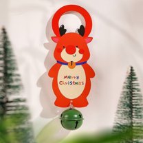 Deeceymbur Christmas Door Handle Pendant Snowman Tree Decoration for Home Entryway Holiday Ambiance Festive Hanging Ornament