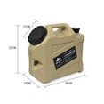 thumbnail image 2 of Barril de agua de viaje de 10 litros con grifo sin fugas para acampar pescar hacer picnic y caminar, 2 of 7