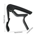 thumbnail image 1 of Capo, Portable Metal Durable Guitar Capo, For Folk Guitar Below 41inchs, 1 of 3