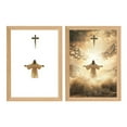 thumbnail image 1 of 4D LED Illuminated Frame Picture Night Light Lamp with Inspirational Holy Message for Home, 1 of 6