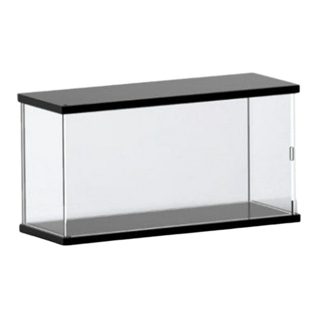 Acrylic Showcase Worktop Dustproof Assembling Showcase Organizer Single Tier
