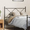 thumbnail image 1 of vidaXL Metal Headboard Black 100cm, 1 of 4