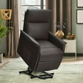 thumbnail image 3 of Gorelax Élévateur Électrique Fauteuil de Massage Fauteuil Inclinable avec Contrôle à Distance Brun, 3 of 10
