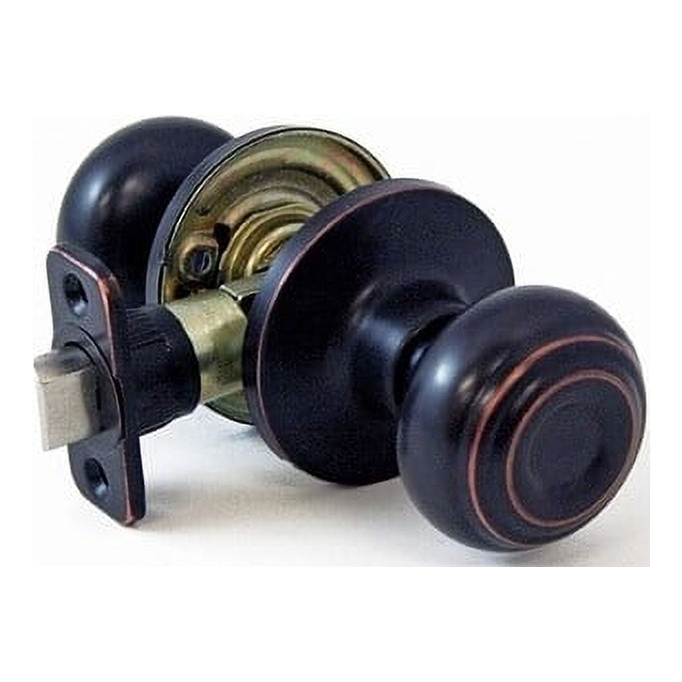 Atlas Ball Passage Door Knob, Antique Bronze