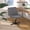 Grey, variant on YRLLENSDAN,Vanity Chair with Back,Criss Cross Desk Chair,Cross Legged Office Chair,No Wheels Or Handrails,Suitable for Bedrooms and Living Rooms,Black