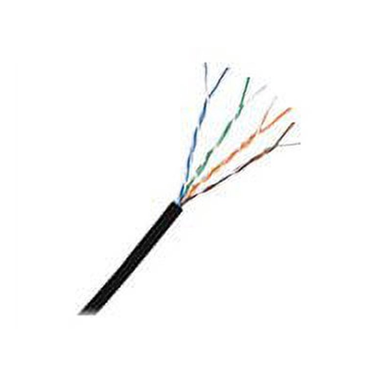 Cat6 Shielded Stranded Bulk Ethernet Cable, cm Rated Black