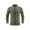 Green, variant on LOVZFMLL Jackets for Men Casual Solid Color Long Sleeve Stand-up Collar Blouse Shirt