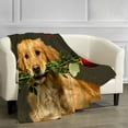 thumbnail image 4 of Custom Pet Photo Blankets, Personalized Flannel Throw, Photo Collage Blankets, Bed Throw Blanket, Gifts for Pets, Kids, Family, Friends (1 Phoros), 4 of 6