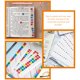 thumbnail image 5 of GOOHOCHY Pestañas de 30 sábanas de la página Tabas Alfabeto Pestañas de cuaderno de cuaderno Pestañas autoadhesivas, 5 of 7