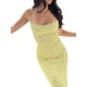 thumbnail image 3 of VISgogo Vestido largo casual para mujer, sin mangas, sin espalda, corte bajo, estampado floral, vestido de tirantes con vendaje en la espalda VISgogo moda, 3 of 7