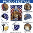thumbnail image 5 of FLAGWIX Nativity of Jesus Oh Holy Night Christmas Solar LED Garden Flag (11.5" x 17.5") MLN2103SF - USA Flags Decor Indoor Outdoor, 5 of 5