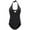 Black(818), variant on Womens One-piece Swimsuits Athletic Color Block Bathing Suit Padded Swimwear