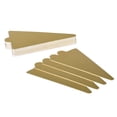 thumbnail image 4 of Mobutofu 100Pack Cake Paper Coaster Golden Paper Luxurious Triangle Cake Board for Afternoon Tea, 4 of 8