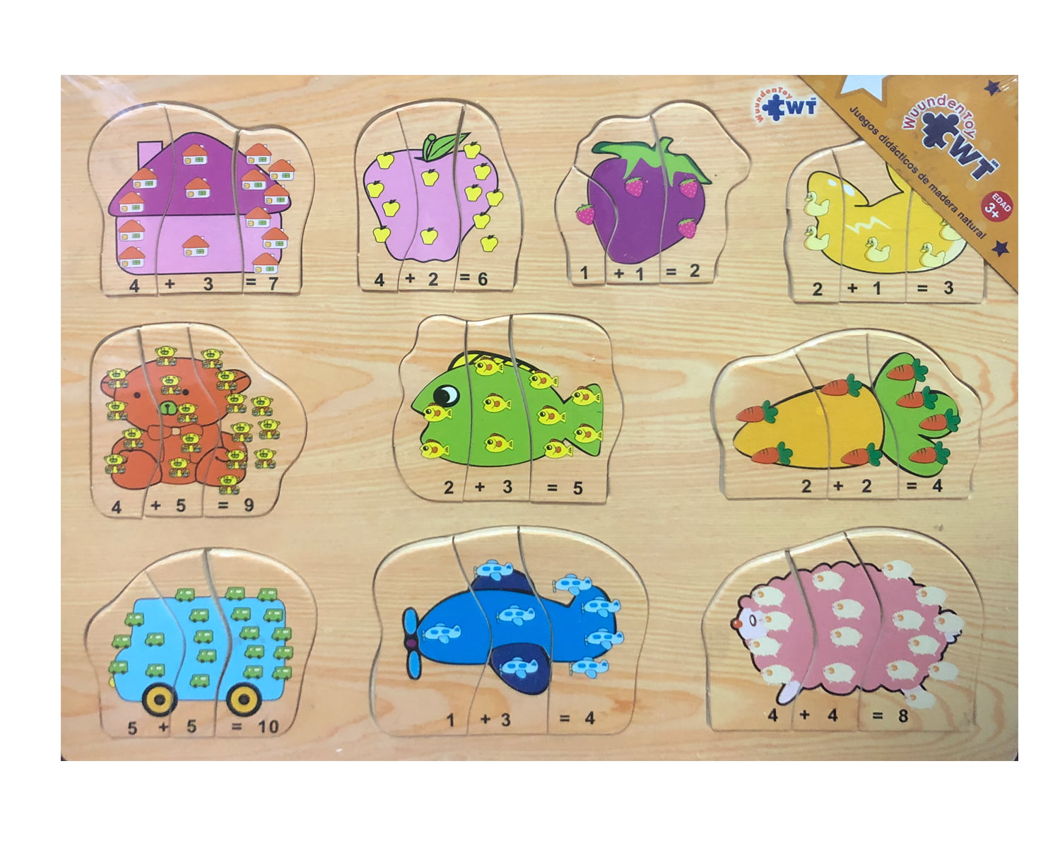 Fantasy Cartoon Airship Mushrooms 300 Pcs Jigsaw Puzzle DIY Educational Toy Gift 
