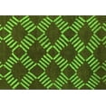thumbnail image 1 of Ahgly Company Indoor Rectangle Abstract Green Modern Area Rugs, 2' x 4', 1 of 4