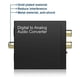 thumbnail image 2 of Convertidor de audio digital a analógico (DAC) de 192 kHz, adaptador óptico Toslink a 3,5 mm para sistema de cine en casa HD DVD de PS4., 2 of 5
