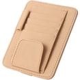 thumbnail image 2 of Clip de almacenamiento de tarjetas de presentación NQ Multifunción para automóvil Beige, 2 of 3