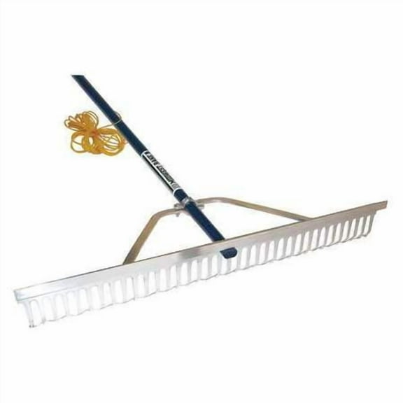 SEYMOUR MIDWEST RAKE 86050 Lake Rake,36",66" Red Handle,50ft Rope