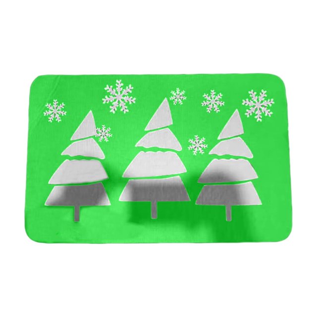 Qocolhg Outdoor Christmas Decorations Indoor, Christmas Rug Christmas Snowflake Rugs Christmas Tree Carpet Washable Non Slip Absorbent Easy Care Holiday Decor For LivingRoom Bath Door Festive Carpet