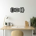 thumbnail image 4 of LaModaHome Exclusive Formula 1 Line Art Metal Wall Art Decor – Durable & Artistic Metal Wall Art for Home and Office Decor, Perfect for Any Interior Design Aesthetic, 4 of 4