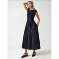thumbnail image 5 of Contrast Midi Dress, 5 of 5