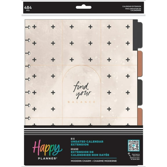 Happy Planner Big Extension Pack-Modern Charm