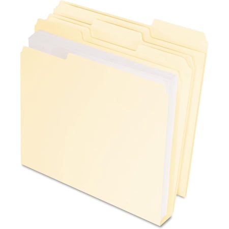 Double Stuff File Folders, Letter Size, Manila, 1/3 Cut, 50/BX (54459EE)