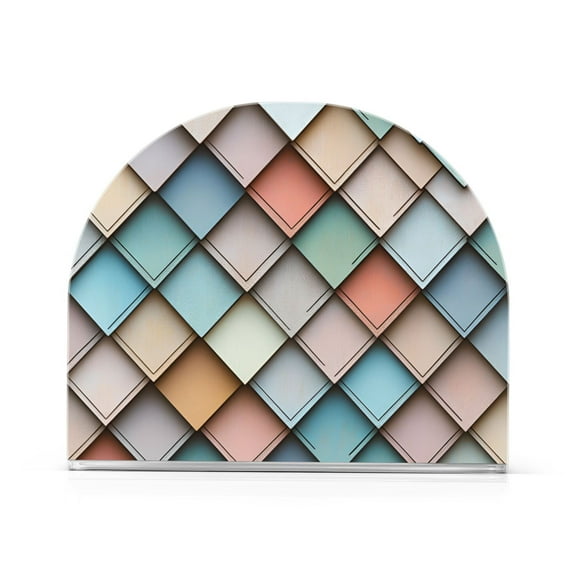 Yayeee Napkin Holder for Table Kitchen Paper Tissue Organization, Colorful Art Pattern