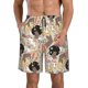 thumbnail image 1 of Balery Groovy Disco Traje de Baño Estilo Hawaiano para Hombre, Shorts de Secado Rápido con Bolsillos-3X-Large, 1 of 6