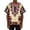 Beige, variant on African Print T-Shirt, Lightweight Short Sleeve Tee for Casual Wear with Cultural Patterns, Unisex Dashiki Tops in Plus Size