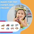 thumbnail image 3 of LEO & FRIENDS: Magnetic Transportation Playset - 71-Piece Set - Magnet Activity Toy, Create Scenes With The Road Box Image & Vehicle Variety, Kids 3+, 3 of 7