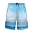 thumbnail image 2 of Men's Pajama Bottoms Athletic Shorts For Men Casual Cotton Sea, 2 of 7
