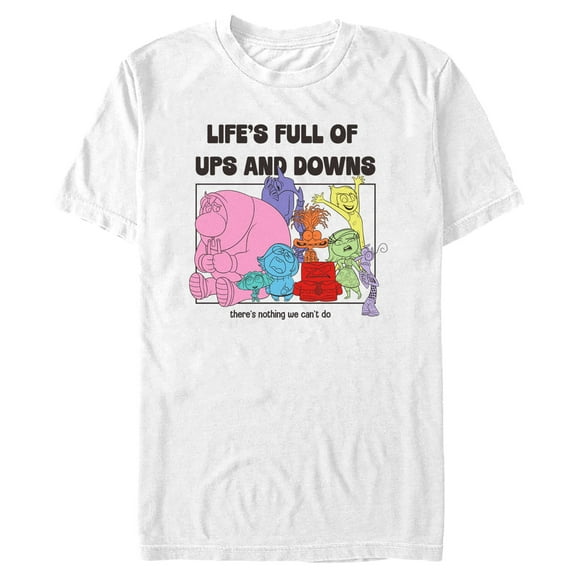 Men's Inside Out 2 Life's Full of Ups and Downs Graphic T-Shirt